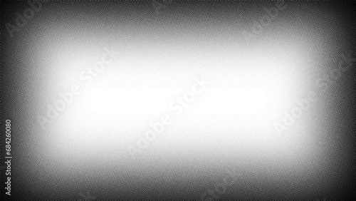 Fotografija Retro halftone vignette border effect on transparent background