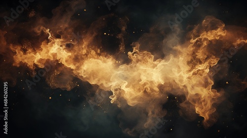Grunge fire textures background, Grunge wall with blazing fire, LAVA structure. Earth Concept, generative ai photo