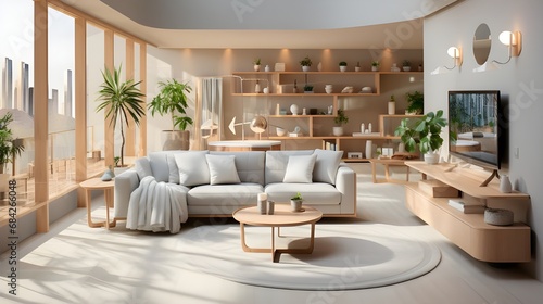 modern living room © Muzikitooo
