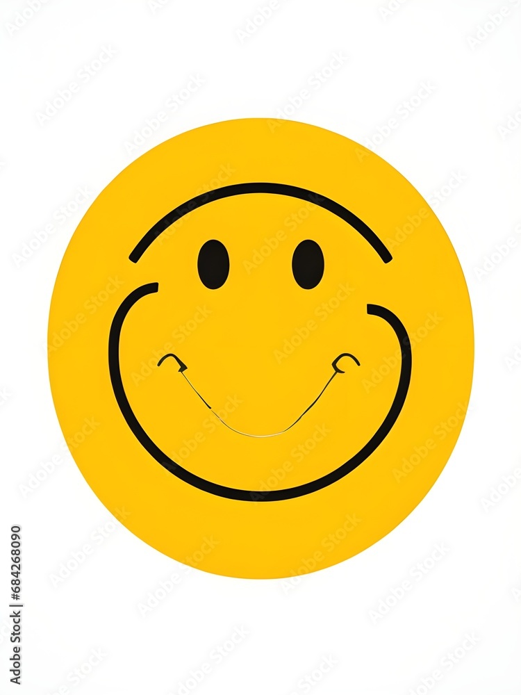 happy smiley face emoji on white background happy smiley face emoji on white background