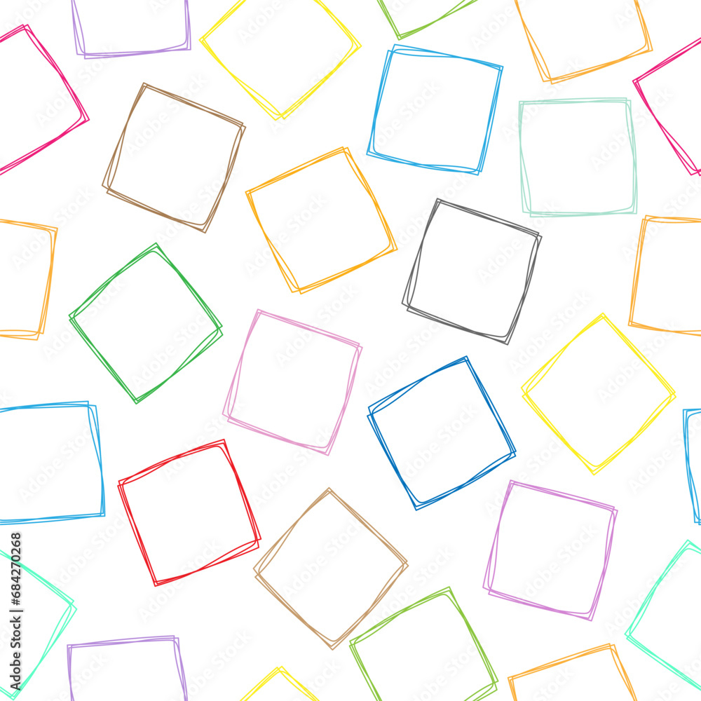 Seamless pattern of geometric shapes for banners, covers, textures, textiles and simple backgrounds in a minimalist style Seamless pattern of geometric shapes for banners, covers, textures, textiles and simple backgrounds in a minimalist style