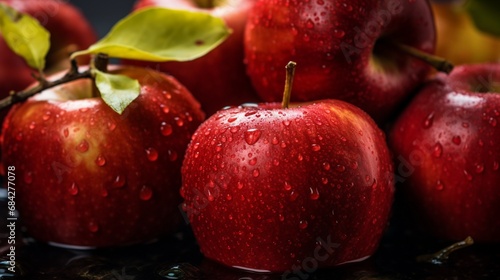 avante harde style photography of apples.Generative AI