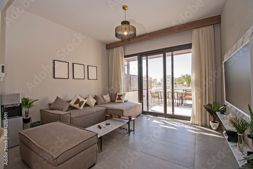 Wallpaper Mural Interior design of luxury tropical holiday apartment living room Torontodigital.ca