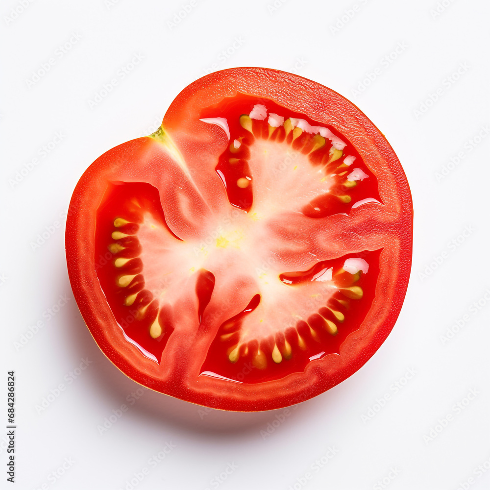 Tomatoes juicy slices