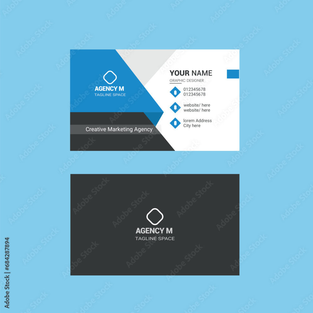modern business card print templates. Personal visiting card with company logo. Vector illustration. Stationery design modern business card print templates. Personal visiting card with company logo. Vector illustration. Stationery design
