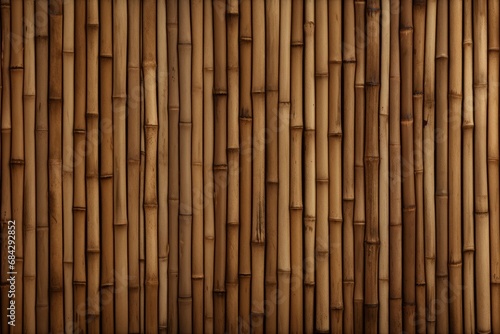 Brittle bamboo culms. Bamboo divider, ornamental landscape backdrop. Bamboo consistency..