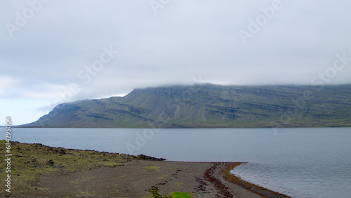 Borgarfjordur fjord view, east Iceland. Icelandic view photo