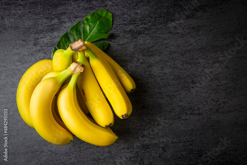 Bunch of Raw Organic Banana...