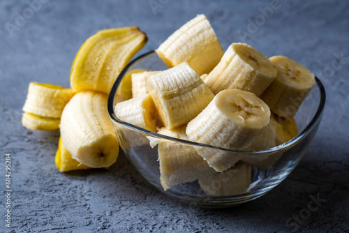 Bunch of Raw Organic Banana...