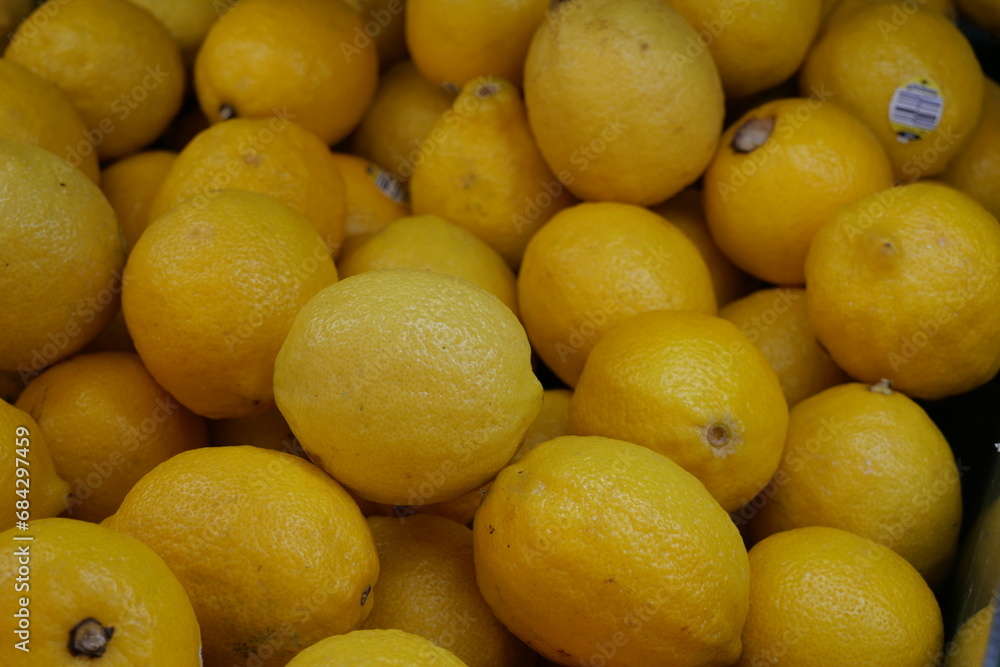 lemons in a market