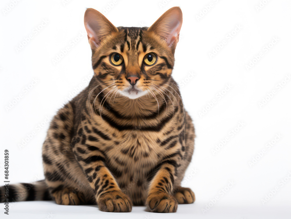 Lukoi Cat Studio Shot Isolated on Clear Background, Generative AI Lukoi Cat Studio Shot Isolated on Clear Background, Generative AI
