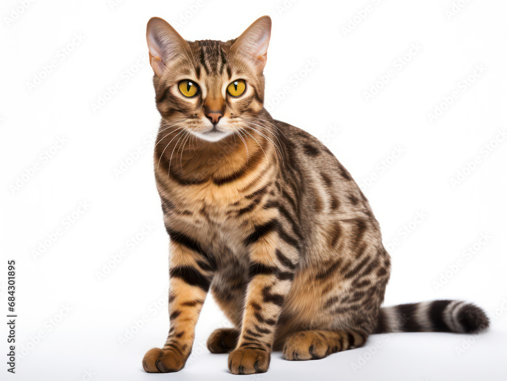 Lukoi Cat Studio Shot Isolated on Clear Background, Generative AI Lukoi Cat Studio Shot Isolated on Clear Background, Generative AI