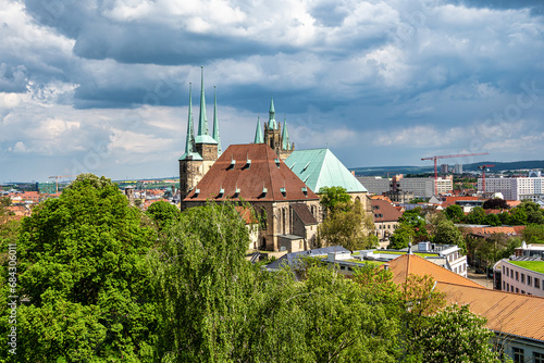 Erfurt Cathedral and Collegiate Church of St Mary, Erfurt, Germany. photo