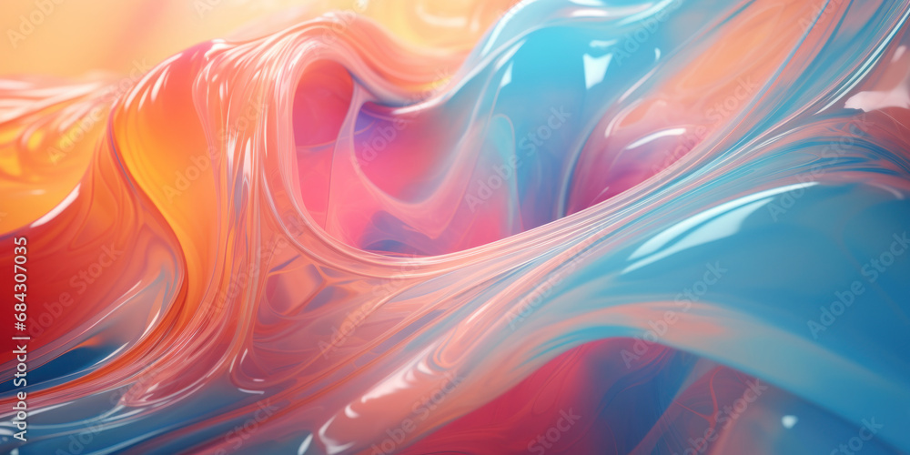 Fluid abstract art created through extrusion. Fluid abstract art created through extrusion.