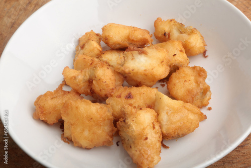 breaded cod fish as snack food