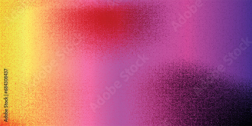 Orange teal green pink abstract grainy gradient background noise texture effect summer poster design