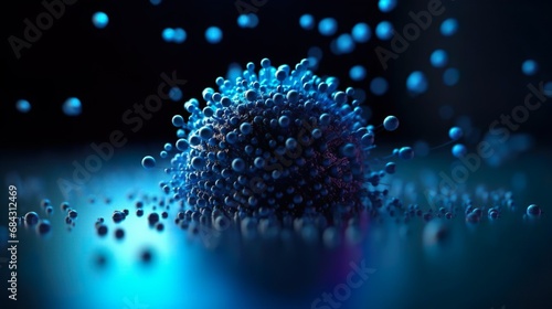 Foto Nano particle molecule