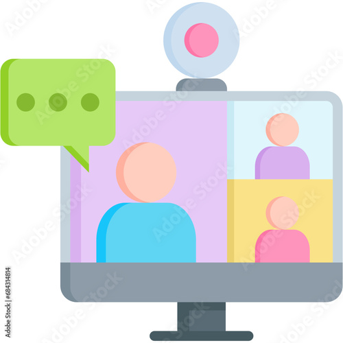 Video Conference Icon