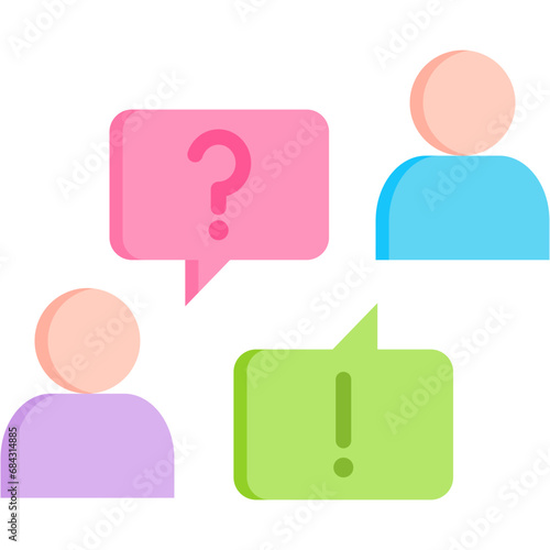 Confused Communication Icon