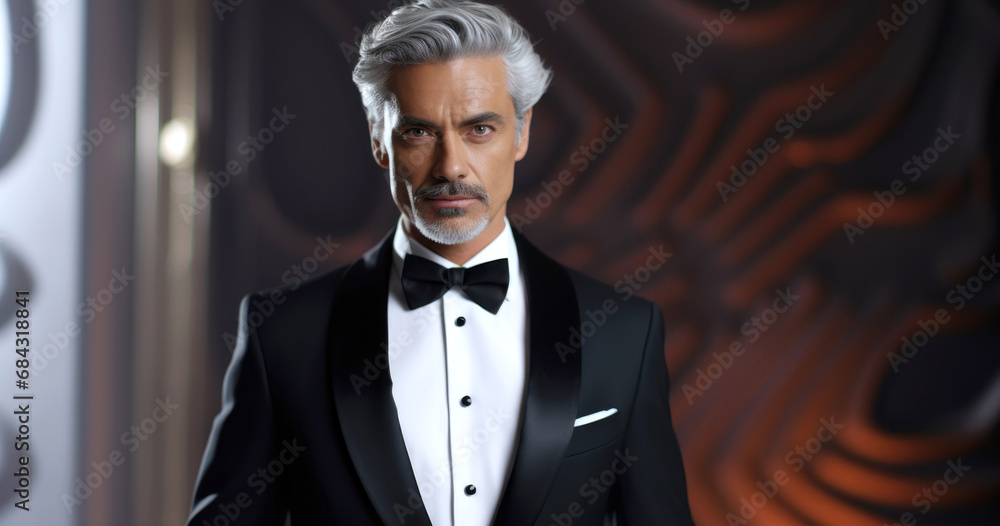 man in tuxedo with bow tie man in tuxedo with bow tie