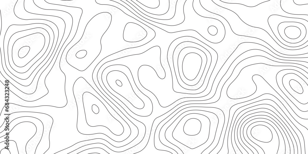 Abstract background of the topographic contours map with geographic line map .white wave paper curved reliefs abstract background .vector illustration of topographic line contour map design . Abstract background of the topographic contours map with geographic line map .white wave paper curved reliefs abstract background .vector illustration of topographic line contour map design .