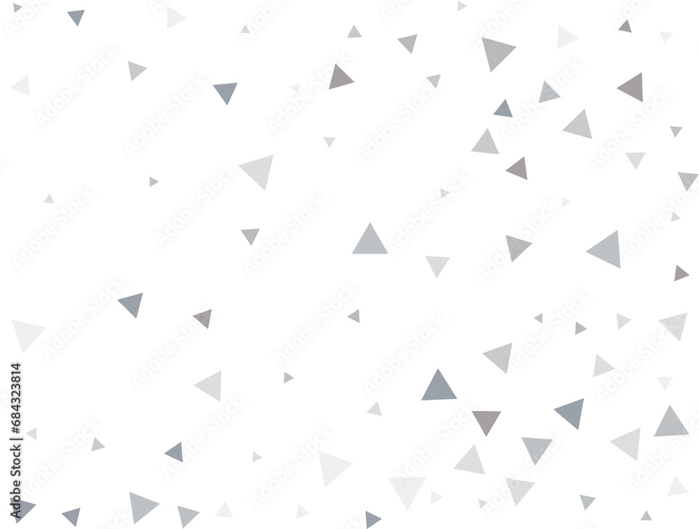 Paper Silver Triangular Confetti Paper Silver Triangular Confetti