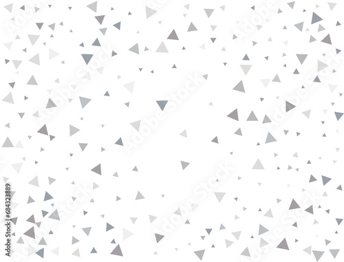 Magic Silver Triangular Confetti