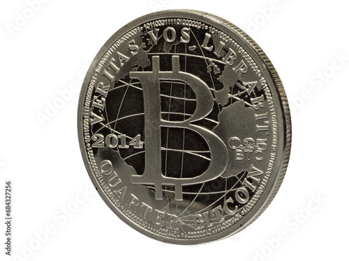 BTC Bitcoin coin transparent background