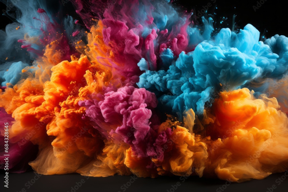 Color Splash Series: A background design featuring fractal paint and rich texture, exploring imagination, creativity, and art. Color Splash Series: A background design featuring fractal paint and rich texture, exploring imagination, creativity, and art.