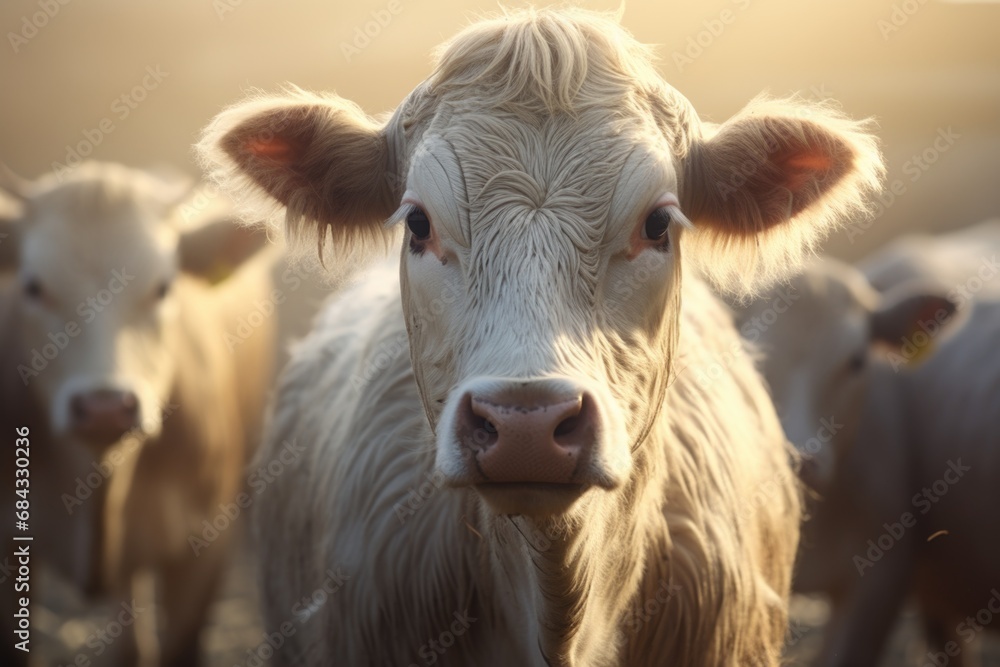 A group of cows standing closely next to each other. This image can be used to depict unity, teamwork, or a sense of community. It can also be used to represent agriculture, farming, or rural life. A group of cows standing closely next to each other. This image can be used to depict unity, teamwork, or a sense of community. It can also be used to represent agriculture, farming, or rural life.