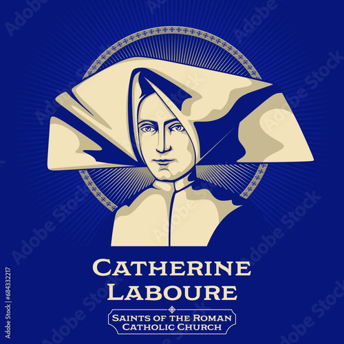 Catholic Saints. Catherine Laboure (1806-1876) was a French member of the Daughters of Charity of Saint Vincent de Paul and a Marian visionary.