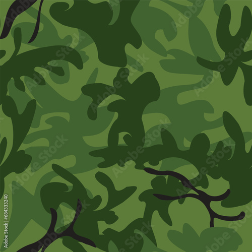 Green camouflage with black lines