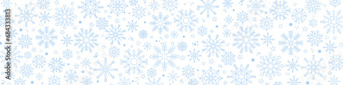 Winter and Christmas background with snowflakes. Christmas background for greeting card. New year and Christmas greeting card. White background. Vector illustration