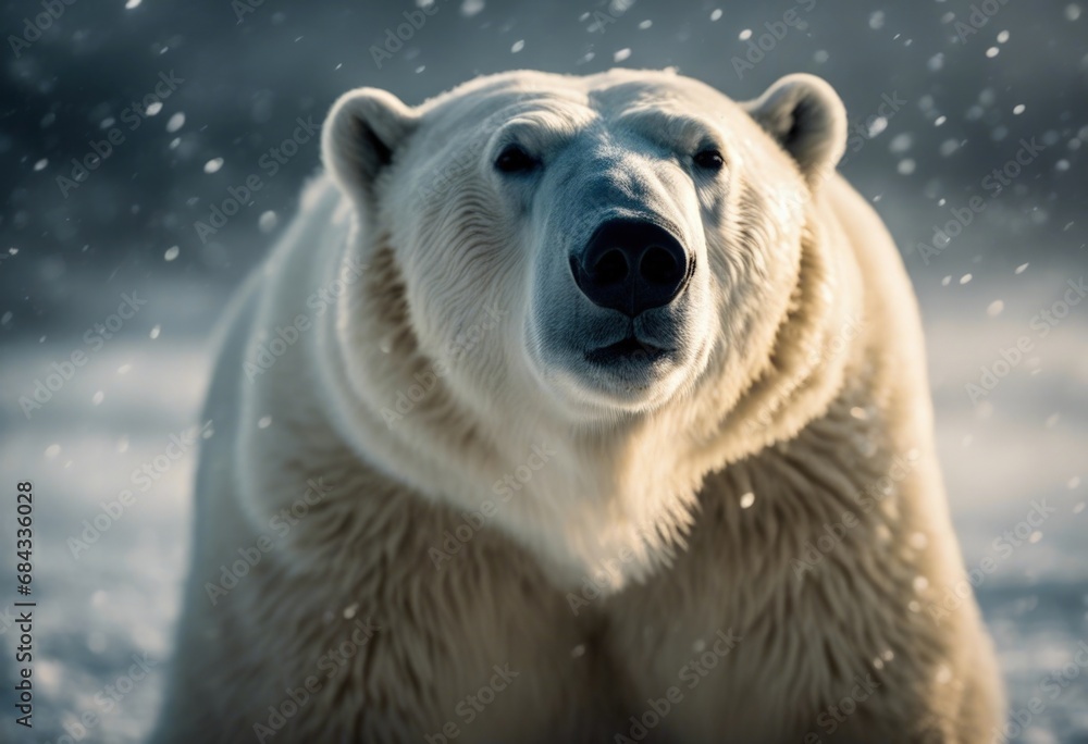 Polar bear closeup Polar bear closeup