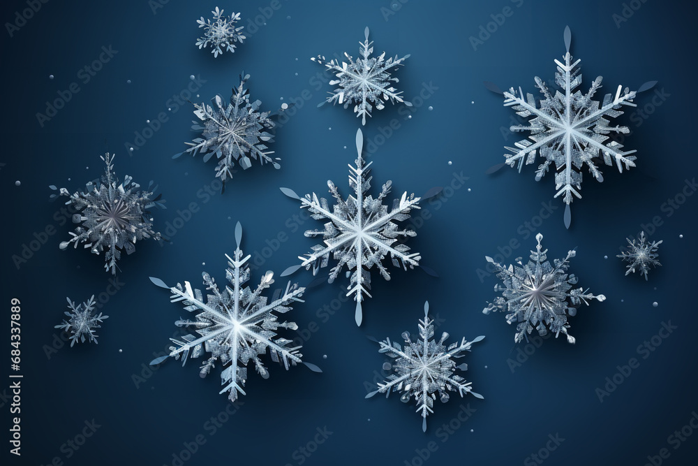 3d beautiful glittering snowflakes 3d beautiful glittering snowflakes