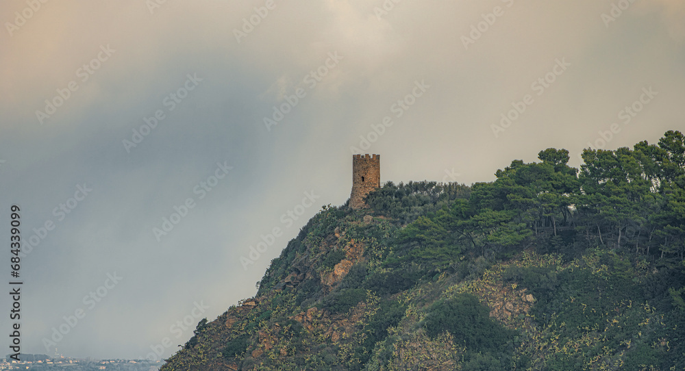 Ancient defensive tower protecting the coast