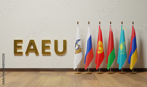 The Eurasian Economic Union (EAEU or EEU) is an economic union of five post-Soviet states located in Eurasia.