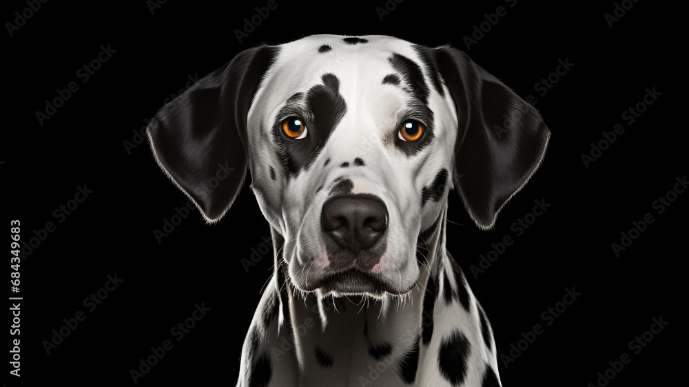 Dalmatian Dog Portrait