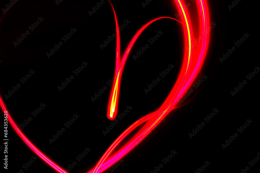 Obraz premium Heart in a circle