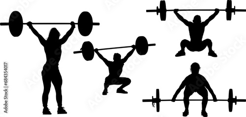 pesas, gym, vector photo