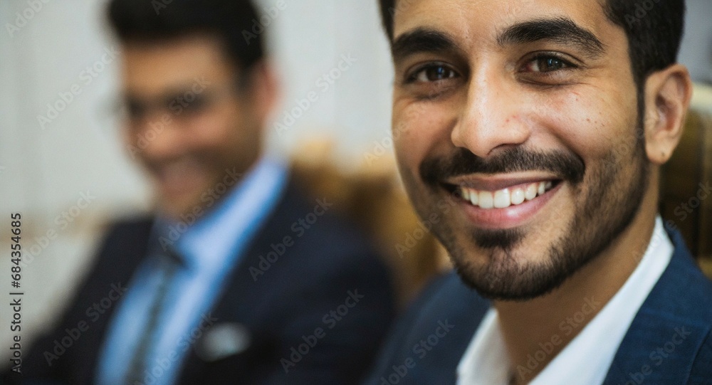 Confident brunette, elegant professional businessman work at office, wearing suit, face closeup, success executive working Confident brunette, elegant professional businessman work at office, wearing suit, face closeup, success executive working