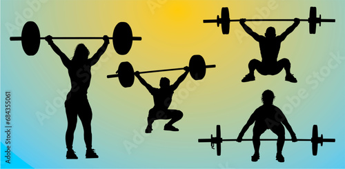 pesas, gym, vector