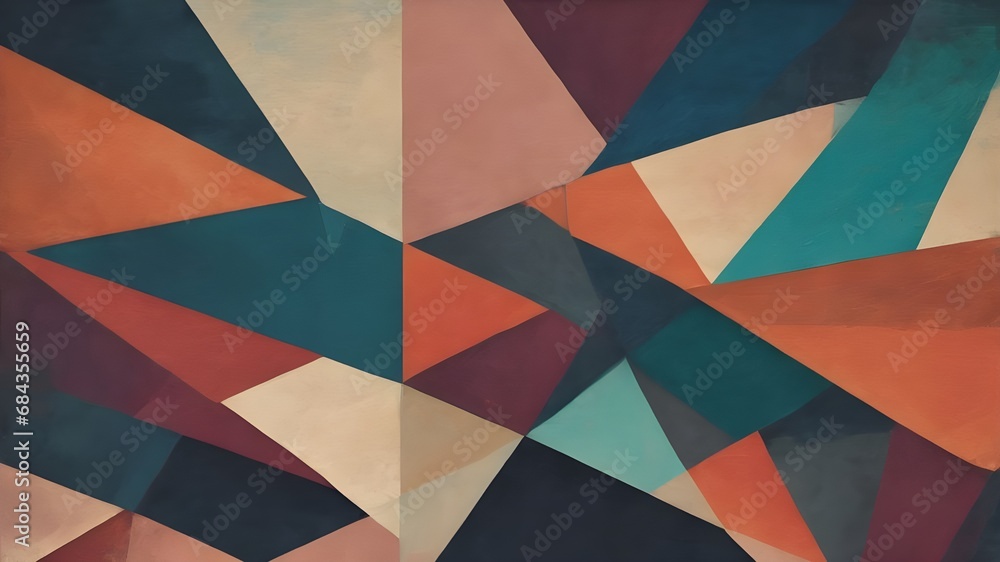 abstract geometric background.Created with Generative AI technology abstract geometric background.Created with Generative AI technology