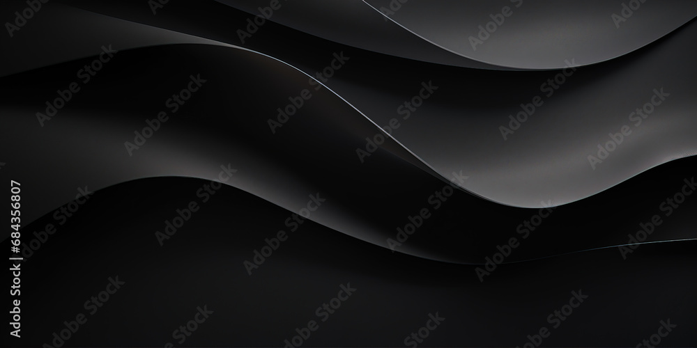 Smooth Matte Black Paper Background. Contemporary Textured Wallpaper. Generative AI. Smooth Matte Black Paper Background. Contemporary Textured Wallpaper. Generative AI.
