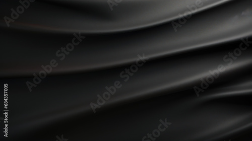 Smooth Matte Black Paper Background. Contemporary Textured Wallpaper. Generative AI.
