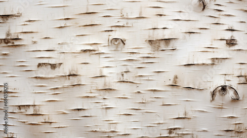 White Birch Bark Texture Close-up photo