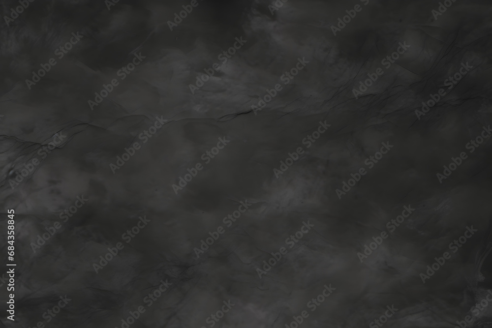 Naklejka premium Black background with marbled vintage grunge texture, old dark and light black and charcoal gray stone or rock wall, solid black paper in rich fancy elegant design, textured pattern