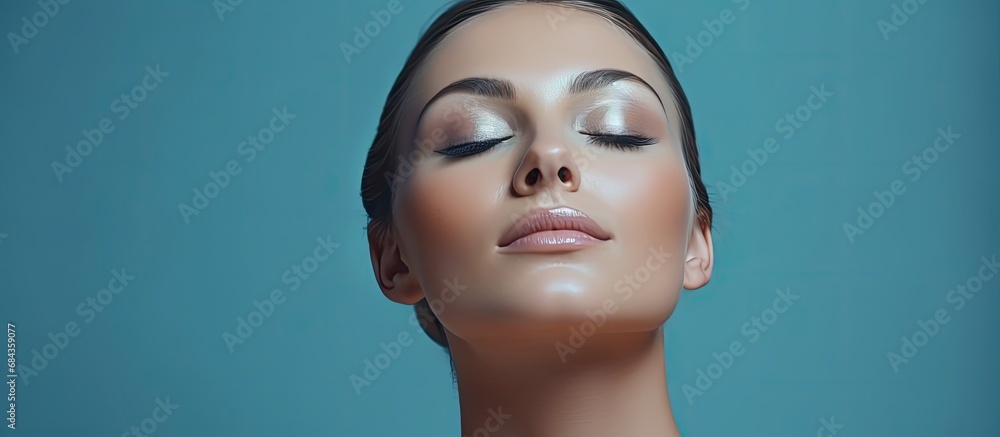 tranquil spa, the doctor gently massaged the girls face with white oil tranquil spa, the doctor gently massaged the girls face with white oil