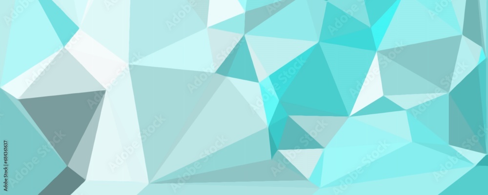 Fototapeta premium abstract blue background with triangles