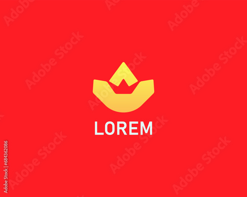 Abstract crown in flower logo. Beauty salon cosmetics spa logotype. Creative king queen vector sign. Free Download Abstract crown in flower logo. Beauty salon cosmetics spa logotype. Creative king queen vector sign. - GFXLoad